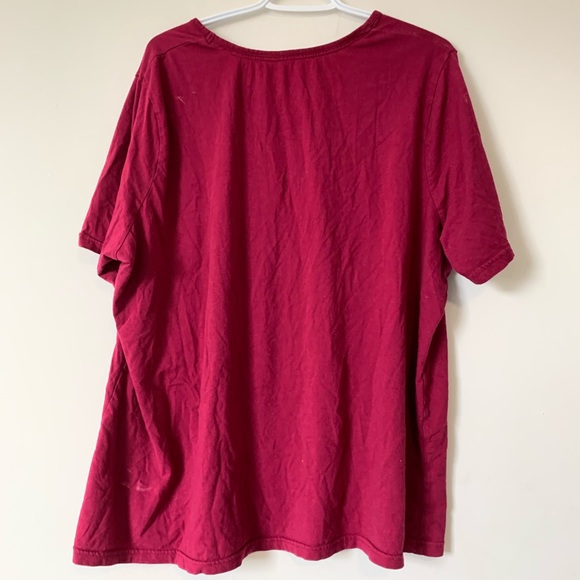 Seattle Purple studded short sleeve Blouse Size 2X - Picture 3 of 9